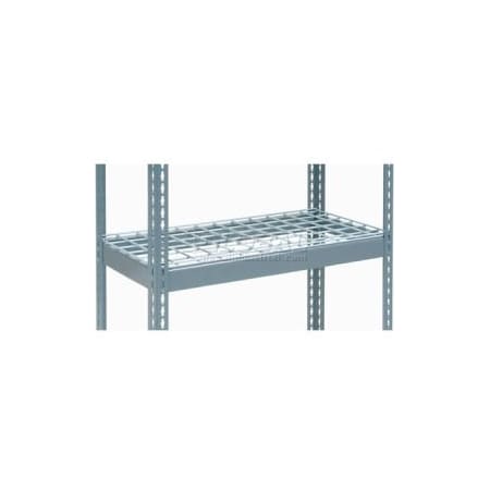 Additional Shelf Level Boltless Wire Deck 48W X 24D - Gray
